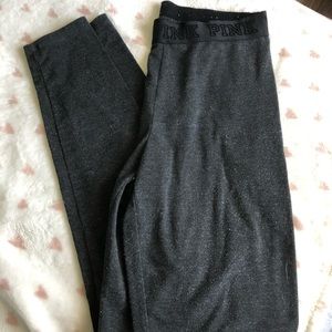 gray vs pink leggings